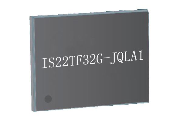 100-LFBGA IS22TF32G-JQLA1 eMMC ชิปหน่วยความจำแฟลช 200MHz ชิปวงจรรวม