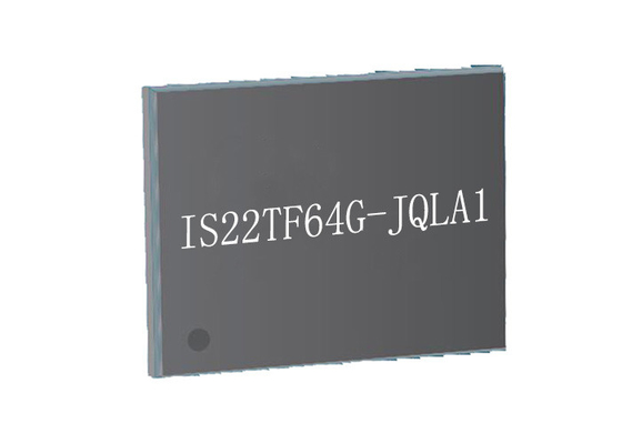 200MHz IS22TF64G-JQLA1 ชิปวงจรรวม 512Gbit หน่วยความจำ IC eMMC 5.1 อินเทอร์เฟซ