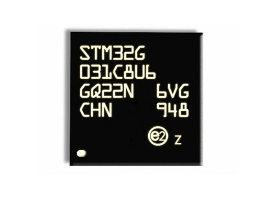 Single Core STM32G031C8U6 ชิป IC ไมโครคอนโทรลเลอร์แบบฝังตัว MCU 64MHz