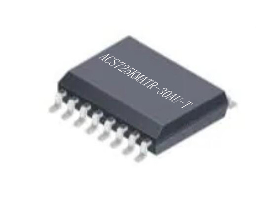 ชิปวงจรรวมการสูญเสียพลังงานต่ำ ACS725KMATR-30AU-T 1 ช่อง