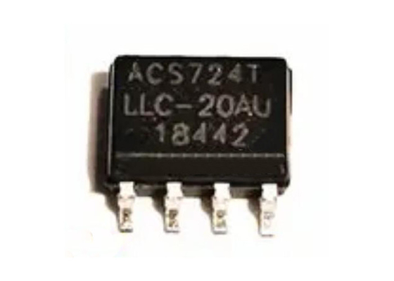 ชิปวงจรรวม ACS724LLCTR-20AU-T เซ็นเซอร์กระแส Hall Effect 1 ช่อง