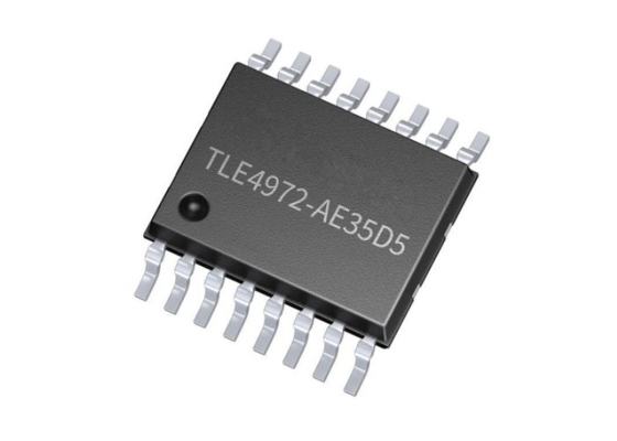 TLE4972AE35D5XUMA1 เซนเซอร์วัดกระแสไฟฟ้าไร้แกนความแม่นยำสูงสำหรับการใช้งานในยานยนต์