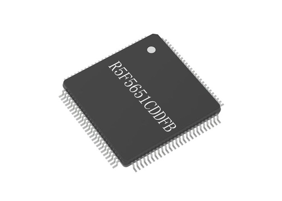 ไมโครคอนโทรลเลอร์ 120MHz MCU R5F5651CDDFB ชิปไมโครคอนโทรลเลอร์แกนเดี่ยว 32 บิต