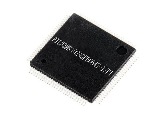 วัตถุประสงค์ทั่วไป PIC32MK1024GPE064T-I/PT ไมโครคอนโทรลเลอร์ MCU 64-TQFP Single Core