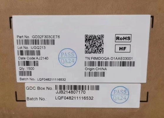 GD32F303CET6 IC MCU ARM Cortex-M4 แพคเกจ LQFP48 32 บิต