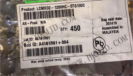 สนามโปรแกรม Gate Array LCMXO2-1200HC-5TG100C 79 I/O MachXO2 สนามโปรแกรม Gate Array IC 100-LQFP