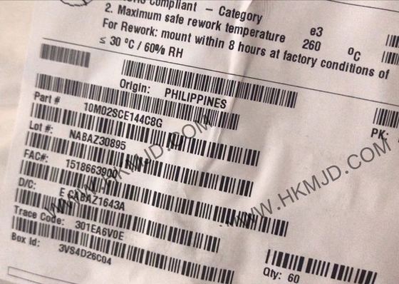 สนามโปรแกรม Gate Array 10M02SCE144C8G สนามโปรแกรม Gate Array QFP-144 ไม่ลุกไหล FPGA IC