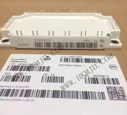โมดูล IGBT รถยนต์ FP50R12KT3 โมดูล IGBT สามเฟส อินเวอร์เตอร์ 1200V 75A 280W โมดูล มอนท์ชัสซี