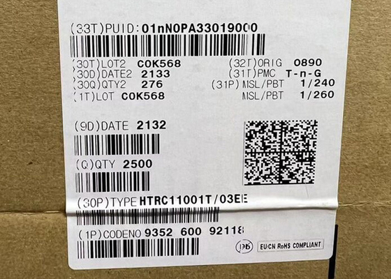 ชิปวงจรบูรณาการ HTRC11001T HITAG Reader ชิป 125kHz RFID Reader IC 14-SOIC