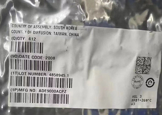 ชิปวงจรรวม ADE9000ACPZ 7 ช่องส่วนหน้าแบบอะนาล็อก 40-WFQFN Surface Mount