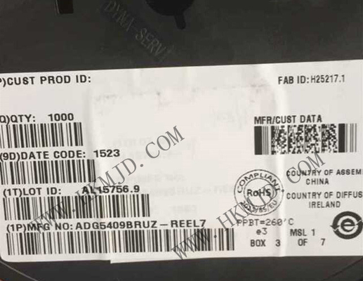 ชิปวงจรบูรณาการ ADG5409BRUZ 14Ohm 4 ช่อง multiplexers TSSOP16