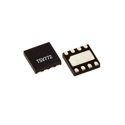 ชิปวงจรบูรณาการ TSV772IQ2T แบนด์วิดท์สูง 20MHz เครื่องขยายการทํางาน DFN-8