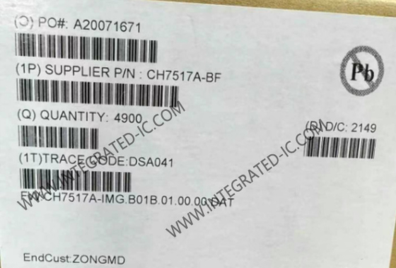 CH7517A ชิปวงจรบูรณาการพลังงานต่ํา DisplayPort To VGA Converter QFN-40