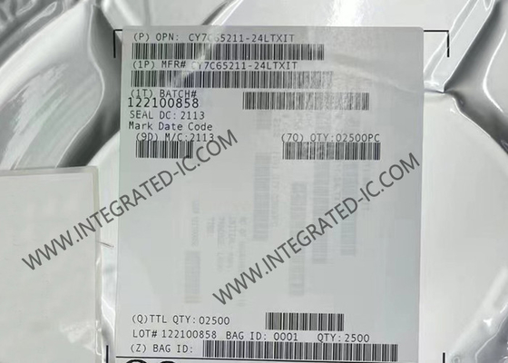 CY7C65211-24LTXIT ชิปวงจรบูรณาการ USB Serial Single Channel Bridge Controller
