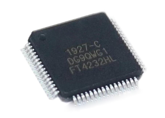 FT4232HL ชิปวงจรบูรณาการ USB IC ความเร็วสูง LQFP-64 Hi-Speed Quad USB UART IC
