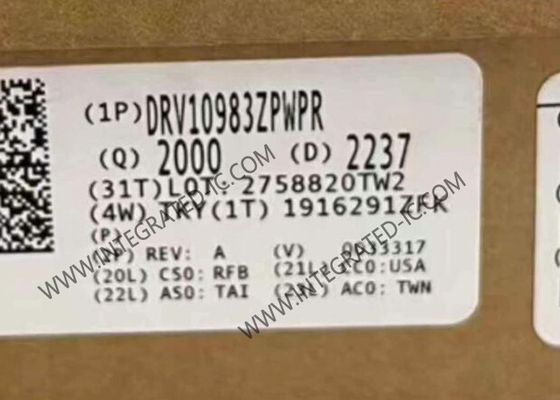 DRV10983ZPWPR ชิปวงจรบูรณาการ 24V 3A 3-Phase BLDC Motor Driver