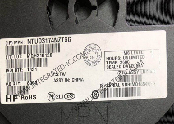NTUD3174NZT5G ชิปวงจรบูรณาการ 20V 280mA ทรานซิสเตอร์ MOSFET N-Channel