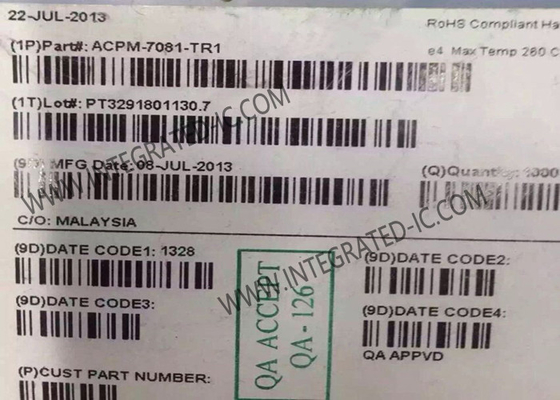 ACPM-7081-TR1 ชิปวงจรบูรณาการ ชิปขยายพลังงานหลายแบบ IC