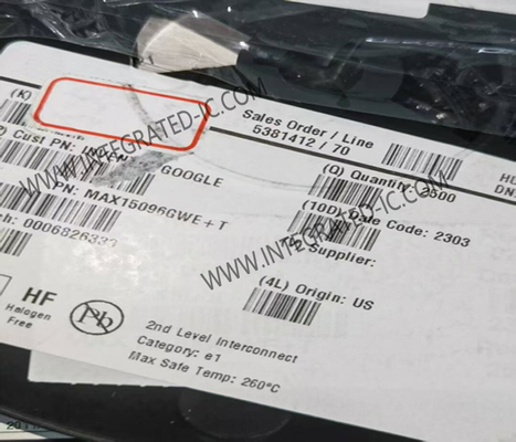 MAX15096GWE ชิปวงจรบูรณาการ 6A การสลับร้อน / เครื่องตัดวงจรอิเล็กทรอนิกส์บูรณาการ