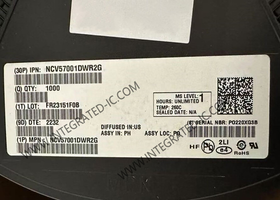 ชิปวงจรบูรณาการ NCV57001DWR2G 1200Vrms 1 Channel Gate Driver 16-SOIC