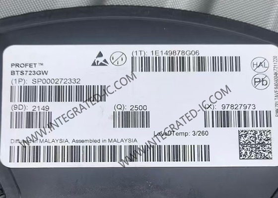 BTS723GW Integrated Circuit Chip 7V ถึง 58V สมาธิ ไฮ-ไซด์ พาวเวอร์ สวิตช์ SOIC-14