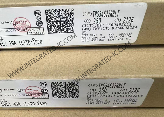 TPS54622RHLT ชิปวงจรบูรณาการ 6A เครื่องปรับเปลี่ยน SWIFTTM ขั้นตอนสั้นซินคโรน VQFN-14