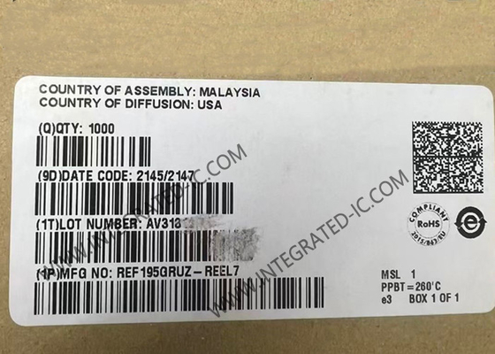 REF195GRUZ ชิปวงจรบูรณาการ 5V ความแรงดันตกต่ําอ้างอิง IC TSSOP-8
