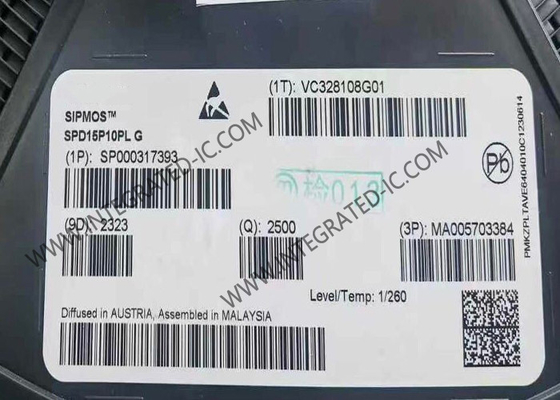 SPD15P10PL ชิปวงจรบูรณาการ SIPMOS® พลังงาน-ทรานซิสเตอร์ 100V P-Channel Power MOSFETs