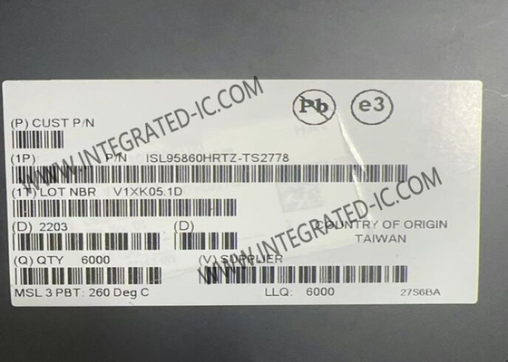 ISL95860HRTZ ชิปวงจรบูรณาการ IMVP9 หลายเฟส TQFN-32