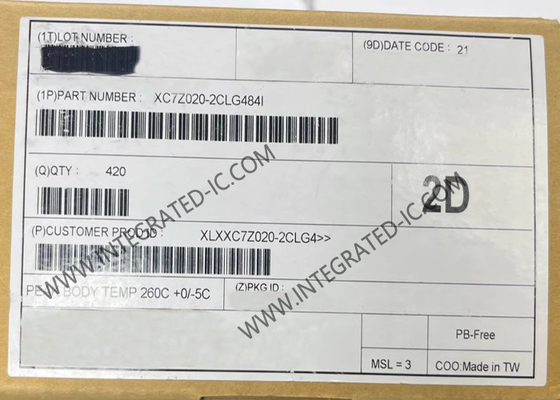 สายการ์ตูนที่สามารถเขียนโปรแกรมได้ XC7Z020-2CLG484I 766MHz 484-CSPBGA
