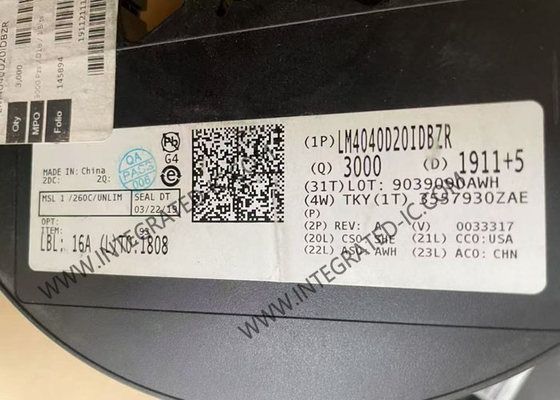 LM4040D20IDBZR ชิปวงจรบูรณาการ 45μA ความแม่นยํา ไมโครไฟฟ้า Shunt ความเข้มข้นมาตรฐาน