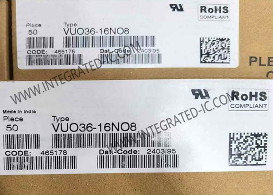 VUO36-16NO8 ชิปวงจรบูรณาการ 36 แอมเปอร์ 1600 วอลต์ โมดูลสะพานปรับ FO-B-5 แพ็คเกจ