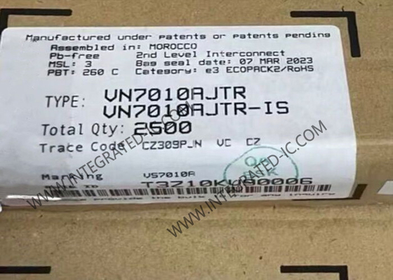 VN7010AJTR ชิปวงจรบูรณาการ รถยนต์ ไฮไซด์ไดรเวอร์ด้วยการตอบสนองแบบแอนาล็อก MultiSense