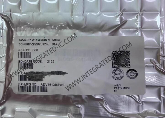 ADV7513BSWZ ชิปวงจรบูรณาการ 165 MHz เครื่องส่งเสียง HDMI ที่มีประสิทธิภาพสูง