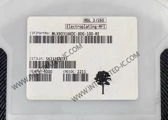 เซนเซอร์ IC MLX90316KDC-BDG-100-RE อิฟเฟ็คต์ฮอลล์ เซนเซอร์ตําแหน่งหมุน IC 8-SOIC