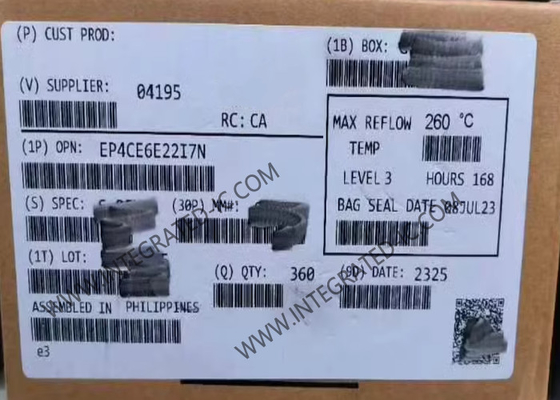 Field Programmable Gate Array EP4CE6E22I7N Cyclone IV E FPGA IC LQFP144 ชิป FPGA