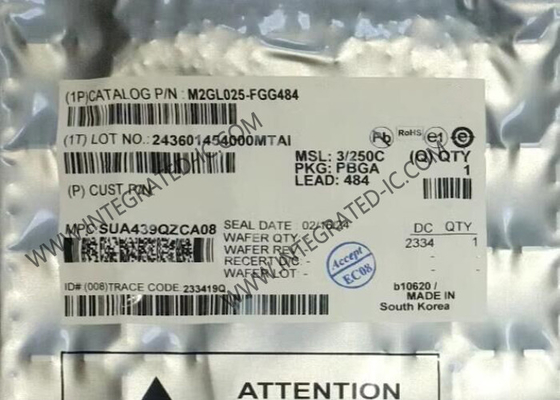 สนามโปรแกรม Gate Array M2GL025-FGG484 1.2V FPGA โปรแกรม Logic IC 27696LE FBGA-484