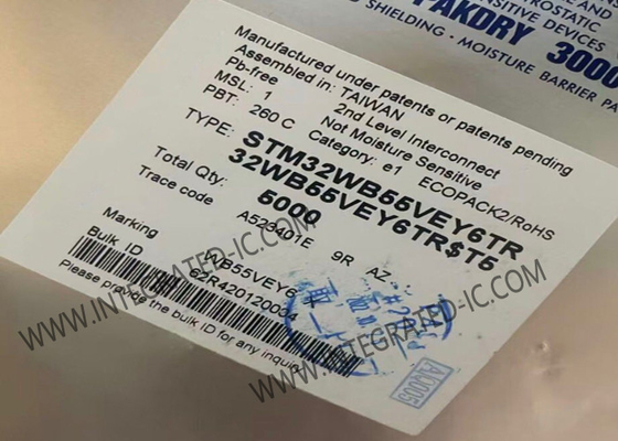STM32WB55VEY6TR ไมโครคอนโทรลเลอร์ MCU 2Mbps Multiprotocol Wireless 32Bit MCU WLCSP100