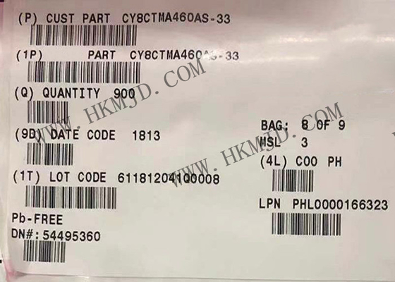 CY8CTMA460 ตัวควบคุมหน้าจอสัมผัส IC CY8CTMA460AS-33 32 บิต ARM Cortex CPU TQFP100