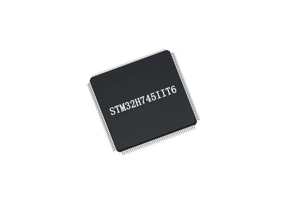 ชิปวงจรรวม STM32H745IIT6 32Bit Dual Core ARM Cortex-M4 ไมโครคอนโทรลเลอร์ IC