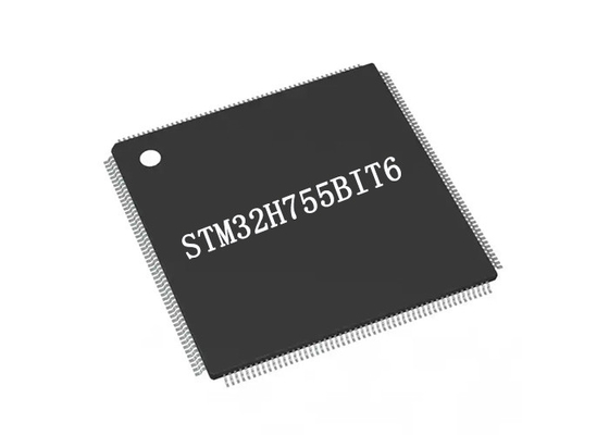 STM32H755BIT6 DSP ประสิทธิภาพสูงพร้อม DP FPU ไมโครคอนโทรลเลอร์ IC หน่วยความจำแฟลช 2MBytes