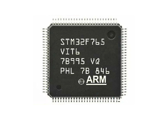 STM32F765VIT6 MCU พร้อมแพ็คเกจไมโครคอนโทรลเลอร์แฟลช 2 Mb 100-LQFP