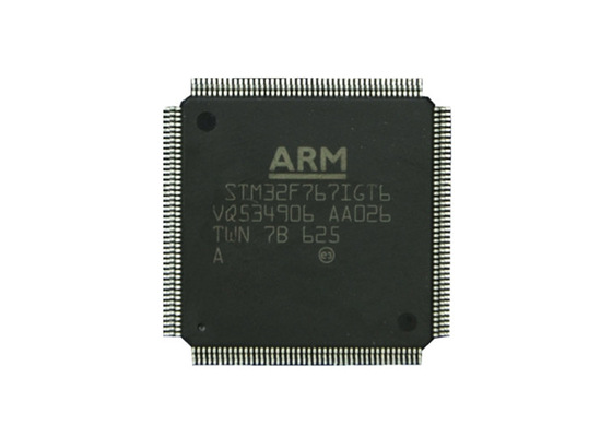 ชิปวงจรรวม 216MHz STM32F767IGT6 ไมโครคอนโทรลเลอร์ 32 บิต IC 176-LQFP