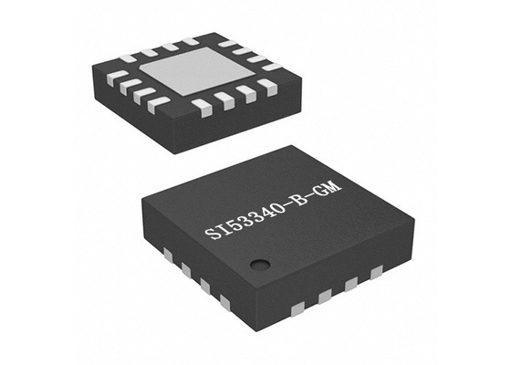 ชิป IC SI53340-B-GM 1.25GHz มัลติเพล็กเซอร์บัฟเฟอร์บัฟเฟอร์นาฬิกา IC 16-VFQFN