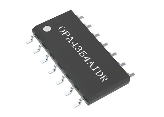 ชิปวงจรรวม OPA4354AIDR CMOS Operational Amplifiers IC 14SOIC 250MHz