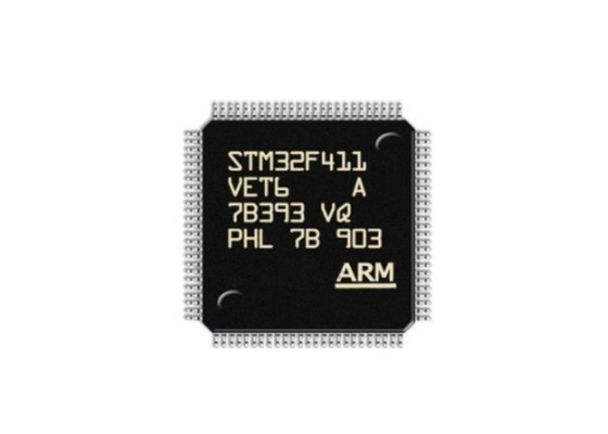 512KB ICs ชิป STM32F411VET6 ARM Cortex-M4 32-Bit ไมโครคอนโทรลเลอร์ MCU