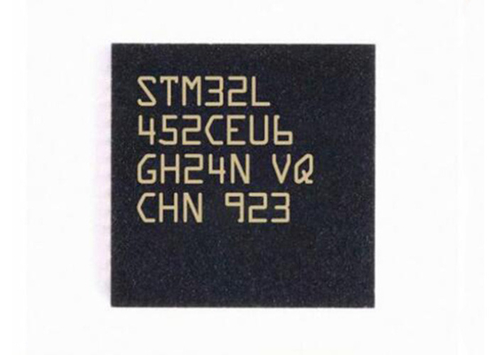 ไมโครคอนโทรลเลอร์ MCU STM32L452CEU6 48UFQFN ชิปไมโครคอนโทรลเลอร์ 32 บิต 512KB แฟลช