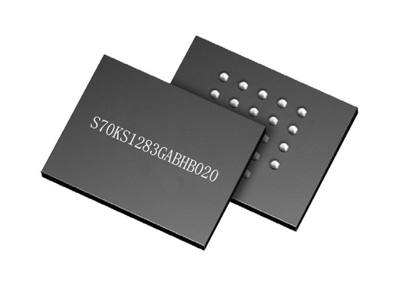 วงจรรวมอิเล็กทรอนิกส์ S70KS1283GABHB020 200MHz 35ns PSRAM หน่วยความจำ IC