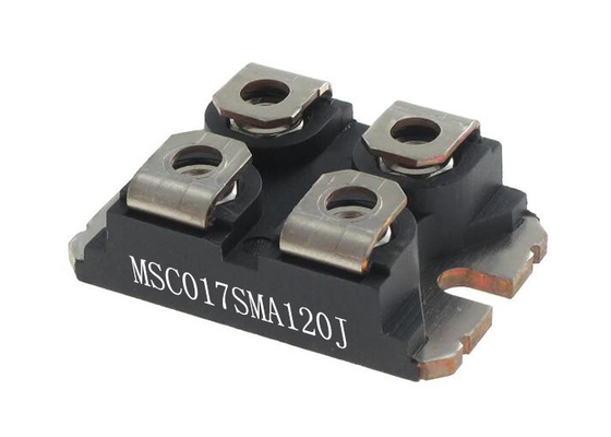 1200V ซิลิคอนคาร์ไบด์ MSC017SMA120J โมดูล N-Channel Power MOSFET SOT-227-4