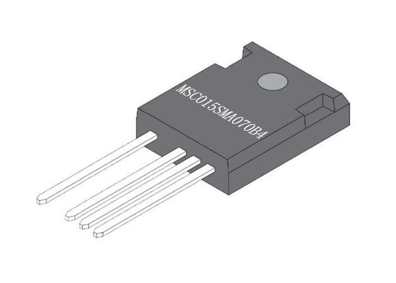 ซิลิคอนคาร์ไบด์ MSC015SMA070B4 ทรานซิสเตอร์ N-Channel SiC MOSFET TO-247-4 ชิป IC